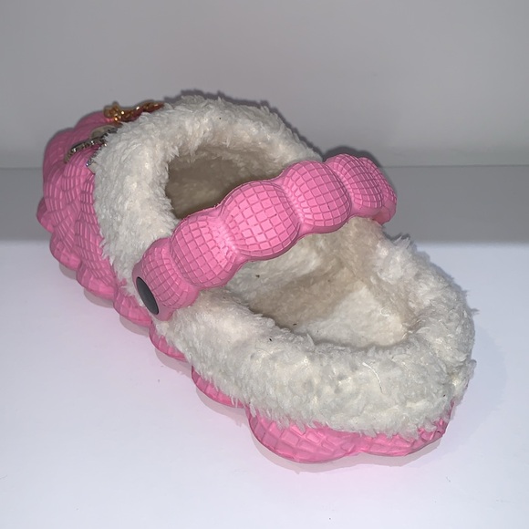 FUCHSIA BUBBLE SLIPPER WITH FUR - Picture 7 of 8